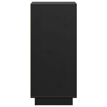 vidaXL Commodes 2 pcs Noir 31,5x34x75 cm Bois de pin massif