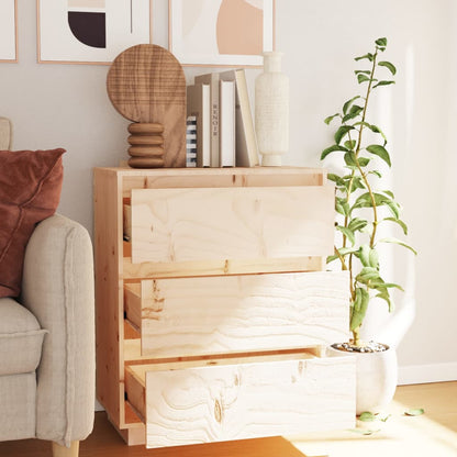 vidaXL Buffet 60x34x75 cm Bois de pin massif
