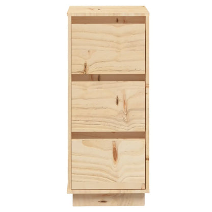 vidaXL Commodes 2 pcs 32x34x75 cm Bois de pin massif