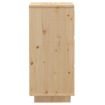 vidaXL Commodes 2 pcs 32x34x75 cm Bois de pin massif