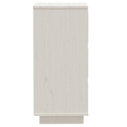 vidaXL Buffet blanc 32x34x75 cm Bois de pin massif