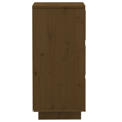 vidaXL Sideboard Honigbraun 32x34x75 cm Massivholz Kiefer