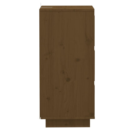 vidaXL Buffets 2 pcs. marron miel 32x34x75 cm Bois de pin massif