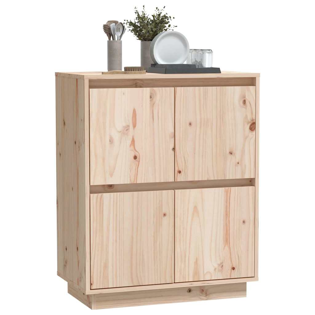 vidaXL Buffet 60x34x75 cm Bois de pin massif