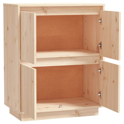 vidaXL Buffet 60x34x75 cm Bois de pin massif