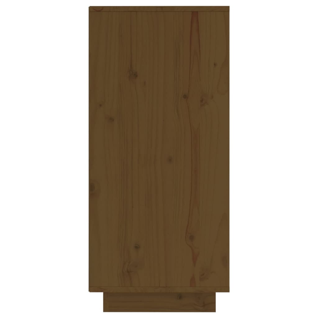 vidaXL Buffet brun miel 60x34x75 cm pin massif