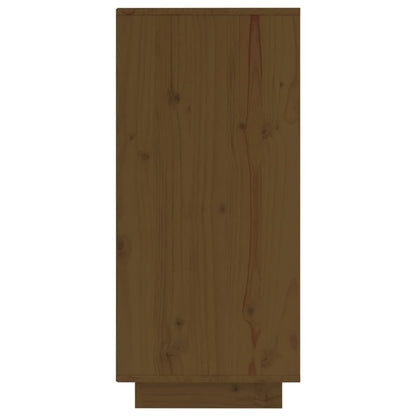 vidaXL Buffet brun miel 60x34x75 cm pin massif