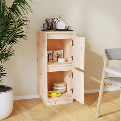 vidaXL Commode 31,5x34x75 cm Bois de pin massif
