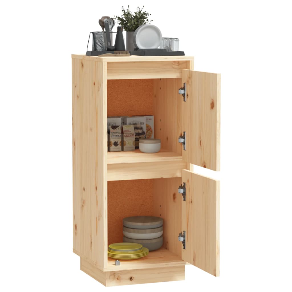 vidaXL Commode 31,5x34x75 cm Bois de pin massif