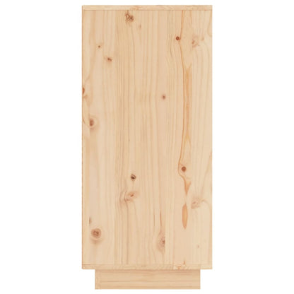 vidaXL Commodes 2 pcs 31,5x34x75 cm Bois de pin massif