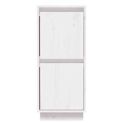 vidaXL Sideboard Weiß 31,5x34x75 cm Massivholz Kiefer