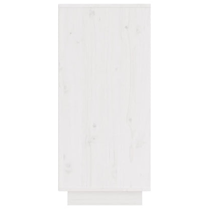 vidaXL Sideboard Weiß 31,5x34x75 cm Massivholz Kiefer