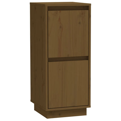 vidaXL Commodes 2 pcs Marron miel 31,5x34x75 cm Bois de pin massif