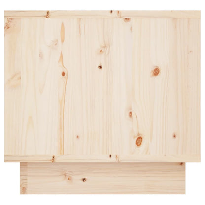 vidaXL Nachttisch 35x34x32 cm Massivholz Kiefer
