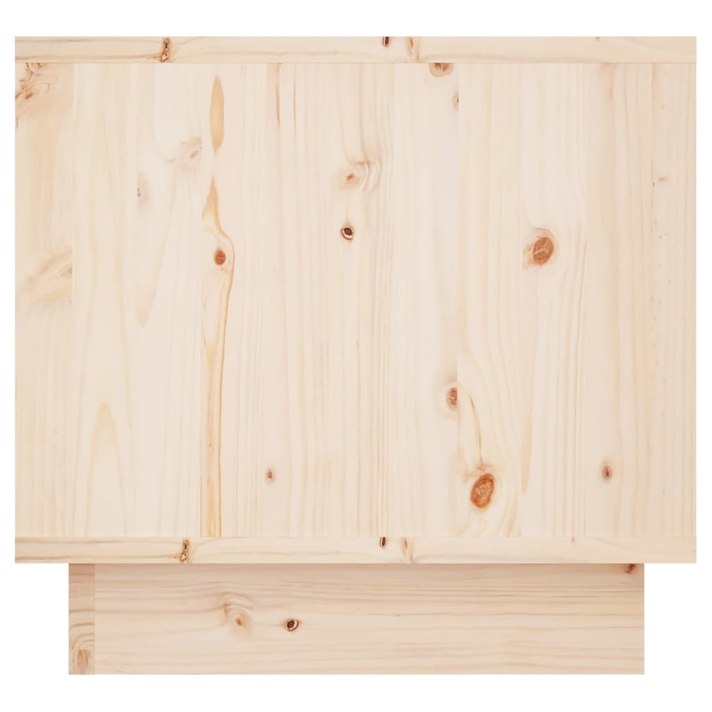 vidaXL Nachttische 2 Stk. 35x34x32 cm Massivholz Kiefer