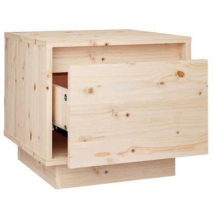 vidaXL Nachttische 2 Stk. 35x34x32 cm Massivholz Kiefer