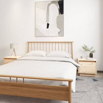 vidaXL Nachttische 2 Stk. 35x34x32 cm Massivholz Kiefer