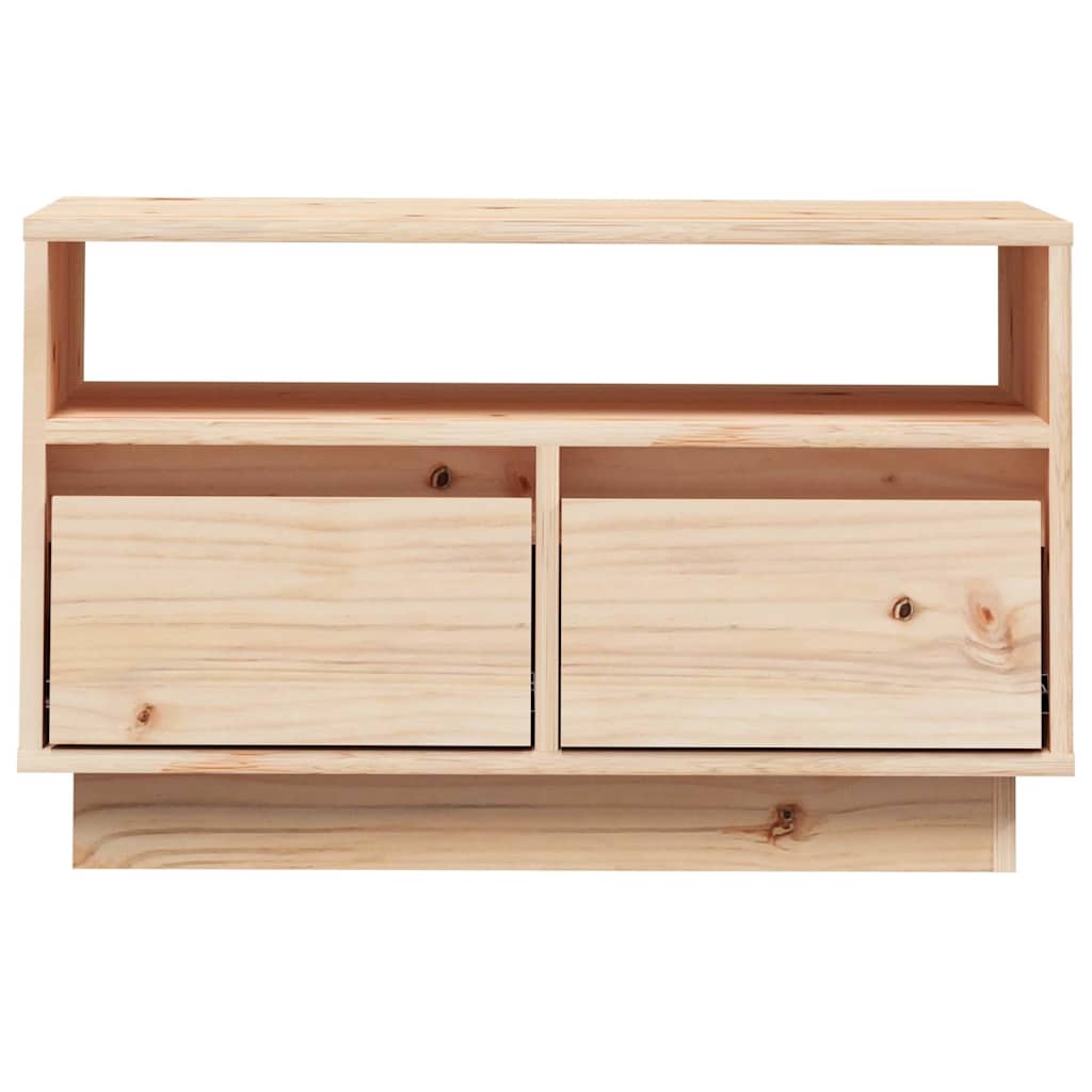 vidaXL Meuble TV 60x35x37 cm Bois de pin massif