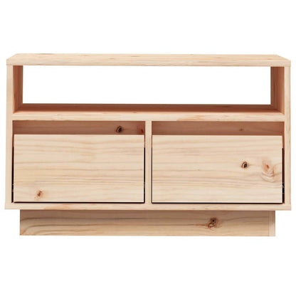 vidaXL Meuble TV 60x35x37 cm Bois de pin massif