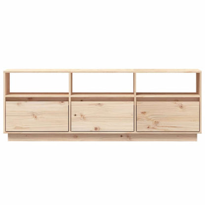 vidaXL TV-Schrank 140x37x50 cm Massivholz Kiefer