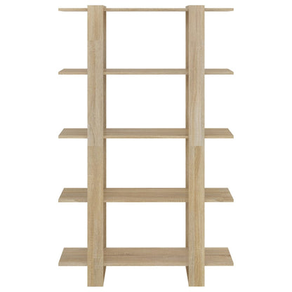 vidaXL Bücherregal/Raumteiler Sonoma-Eiche 100×30×160 cm