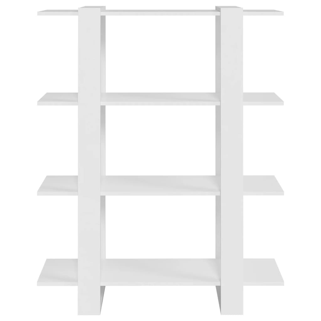 vidaXL Étagère/Séparateur de pièce Blanc 100x30x123,5 cm