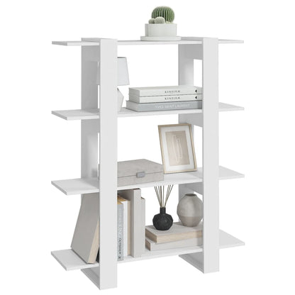 vidaXL Étagère/Séparateur de pièce Blanc 100x30x123,5 cm