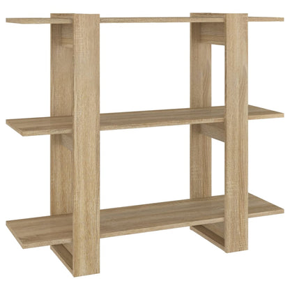 vidaXL Bibliothèque/séparateur de pièce Chêne Sonoma 100x30x87 cm