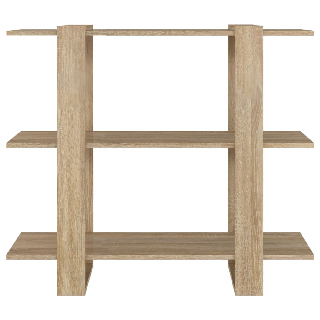 vidaXL Bibliothèque/séparateur de pièce Chêne Sonoma 100x30x87 cm