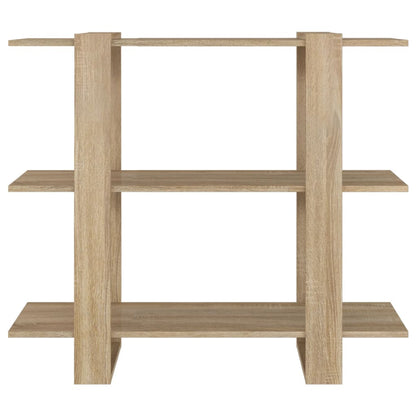 vidaXL Bibliothèque/séparateur de pièce Chêne Sonoma 100x30x87 cm