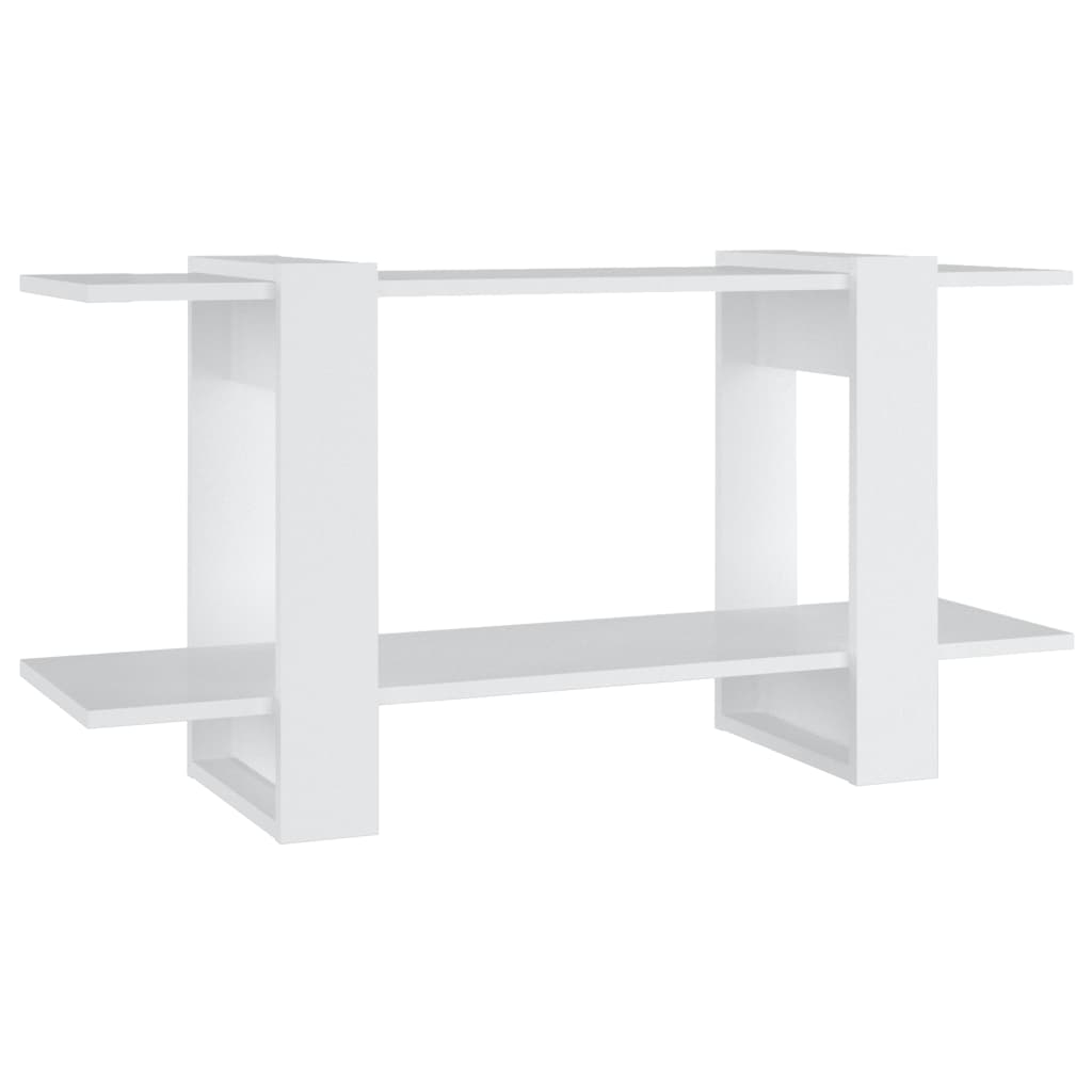 vidaXL Bibliothèque blanche 100x30x51 cm Aggloméré