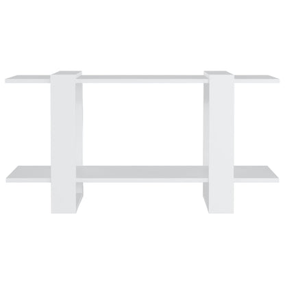 vidaXL Bibliothèque blanche 100x30x51 cm Aggloméré