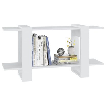 vidaXL Bibliothèque blanche 100x30x51 cm Aggloméré