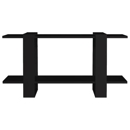 vidaXL Bibliothèque noire 100x30x51 cm Bois d'ingénierie