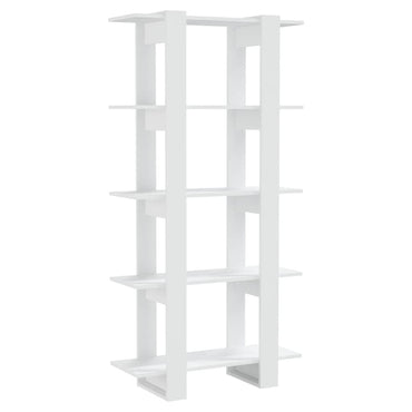 vidaXL Bibliothèque/Séparateur de pièce Blanc 80x30x160 cm Bois d'ingénierie