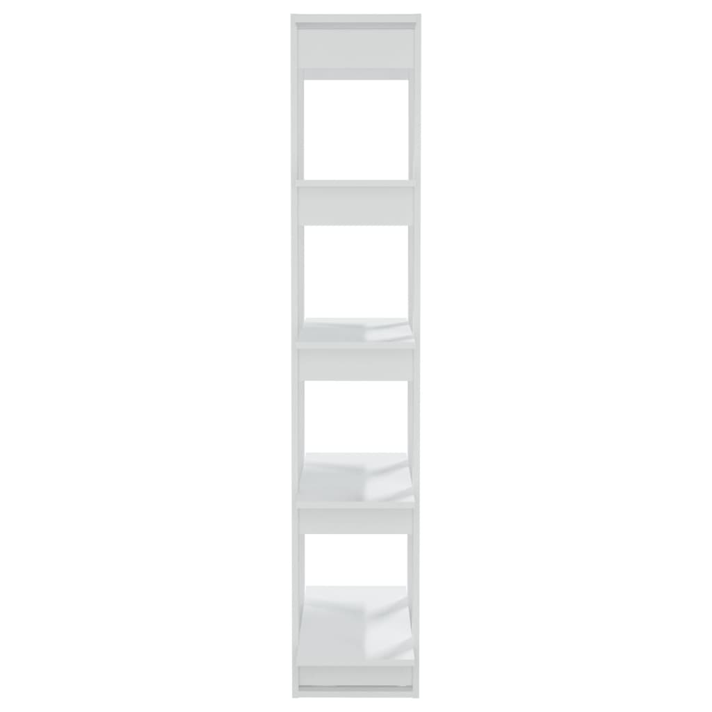 vidaXL Bibliothèque/Séparateur de pièce Blanc 80x30x160 cm Bois d'ingénierie