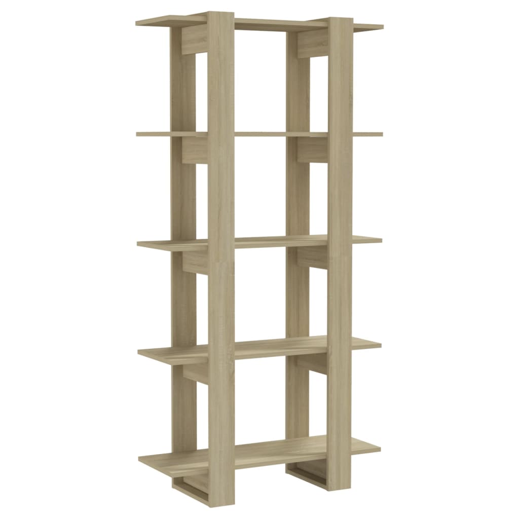 vidaXL Étagère/Séparateur de pièce Chêne Sonoma 80x30x160 cm Bois d'ingénierie