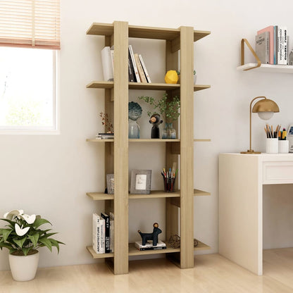 vidaXL Étagère/Séparateur de pièce Chêne Sonoma 80x30x160 cm Bois d'ingénierie