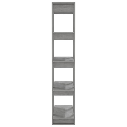 vidaXL Étagère/Séparateur de pièce gris béton 80x30x160 cm en bois d'ingénierie