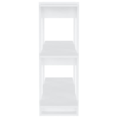 vidaXL Bücherregal/Raumteiler Weiß 80x30x87 cm