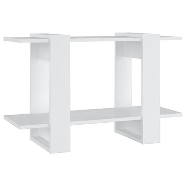 vidaXL Bücherregal/Raumteiler Weiß 80x30x51 cm