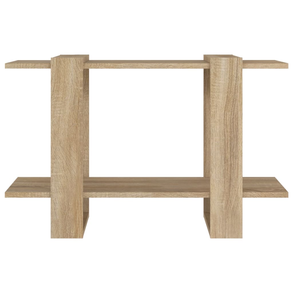 vidaXL Bücherregal/Raumteiler Sonoma-Eiche 80x30x51 cm