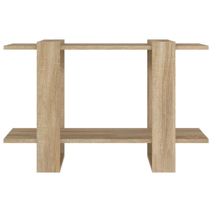 vidaXL Bücherregal/Raumteiler Sonoma-Eiche 80x30x51 cm
