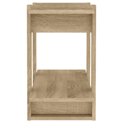 vidaXL Bücherregal/Raumteiler Sonoma-Eiche 80x30x51 cm