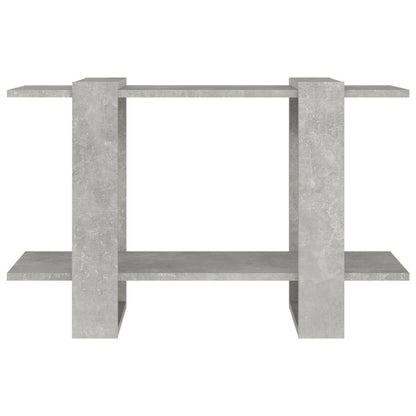 vidaXL Bücherregal/Raumteiler Betongrau 80x30x51 cm