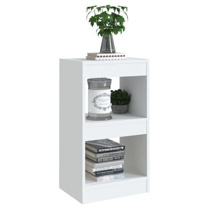 vidaXL Bücherregal/Raumteiler Weiß 40×30×72cm