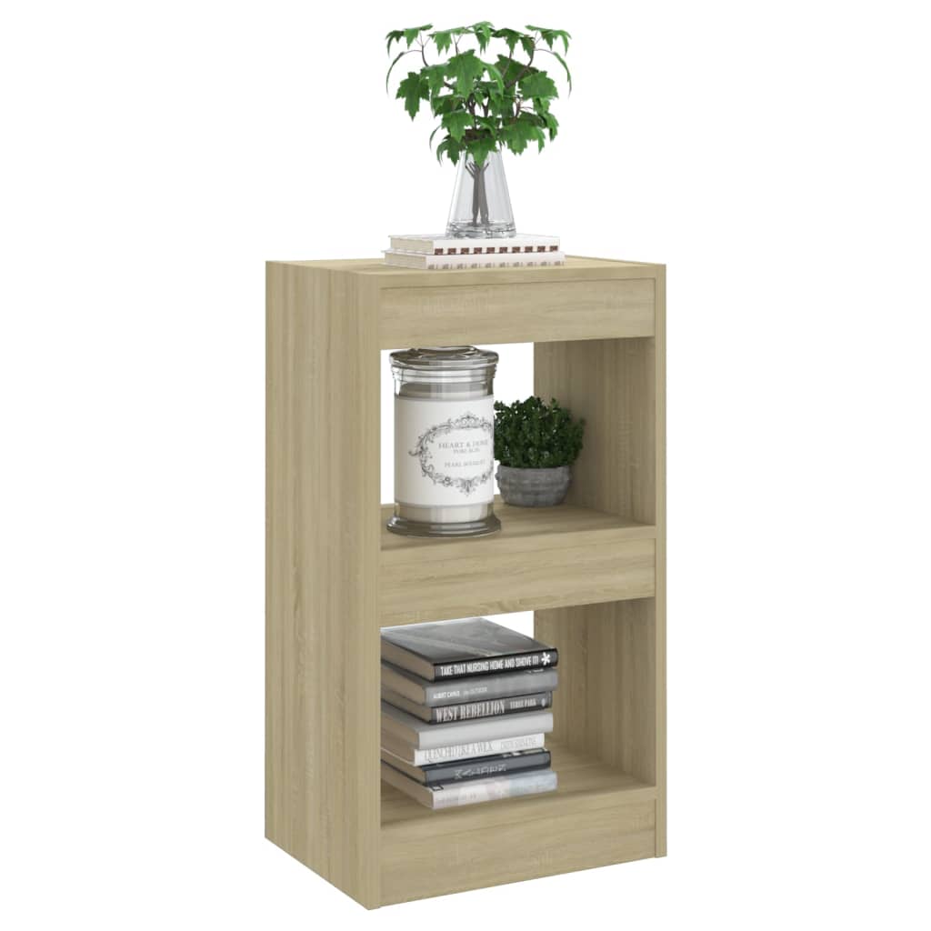 vidaXL Bücherregal/Raumteiler Sonoma-Eiche 40x30x72 cm