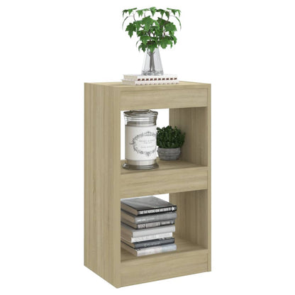 vidaXL Bücherregal/Raumteiler Sonoma-Eiche 40x30x72 cm