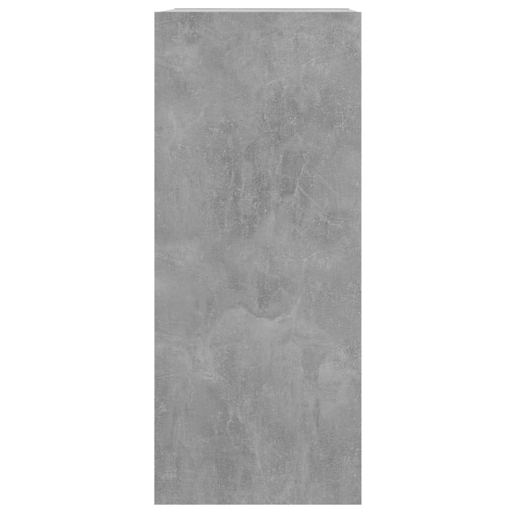 vidaXL Bücherregal/Raumteiler Betongrau 40x30x72 cm