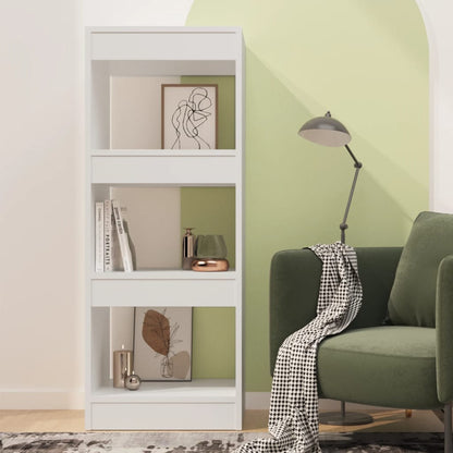 vidaXL Bibliothèque/séparateur de pièce Blanc 40x30x103 cm Bois d'ingénierie